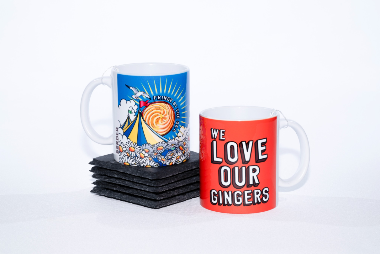 Border Biscuits ‘Fringe by the Sea’ Mug