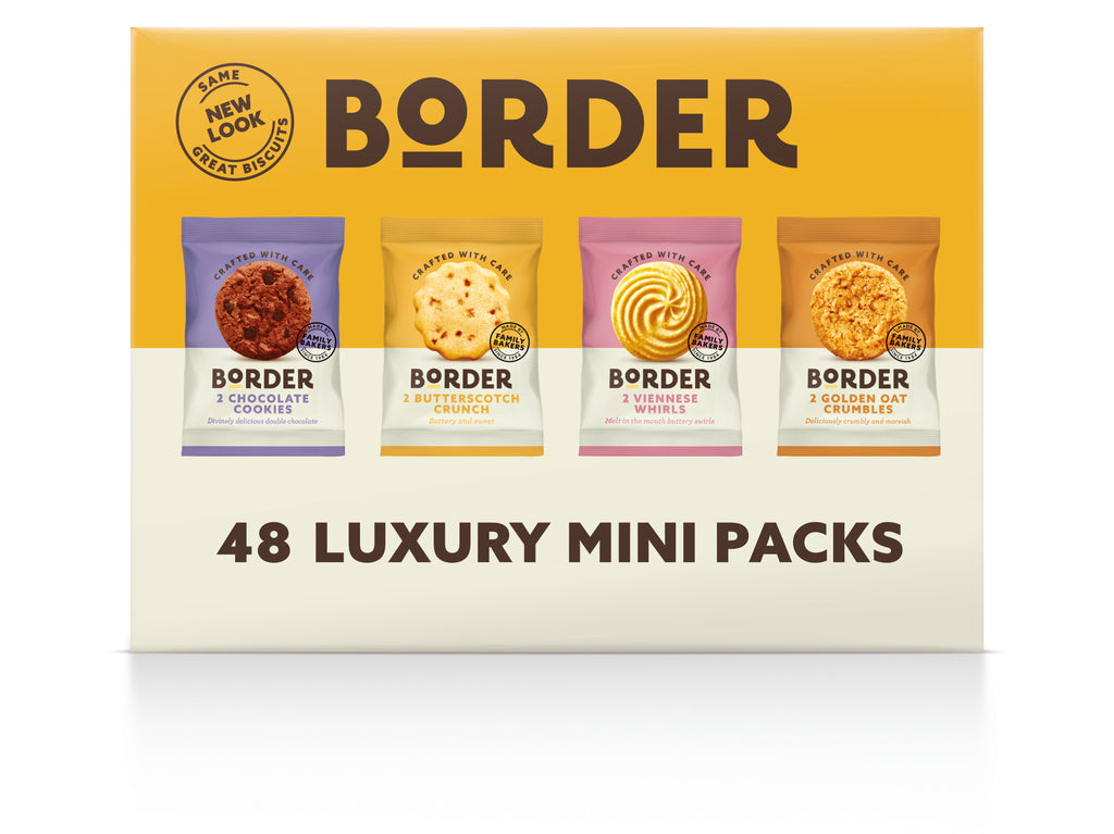 Border Biscuits – 48 Luxury Mini Packs (Assorted Selection)