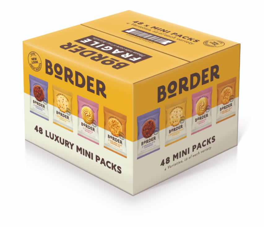 Border Biscuits – 48 Luxury Mini Packs (Assorted Selection)